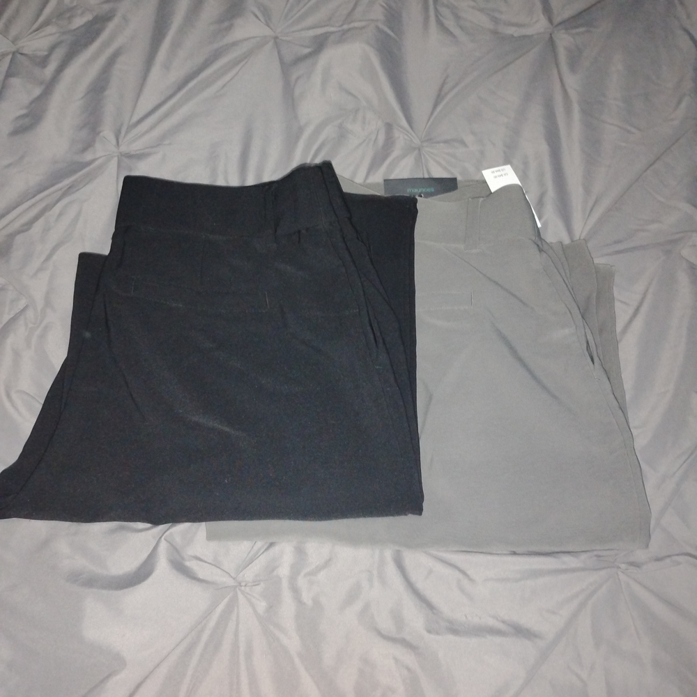 Women's s Black and Gray Pants